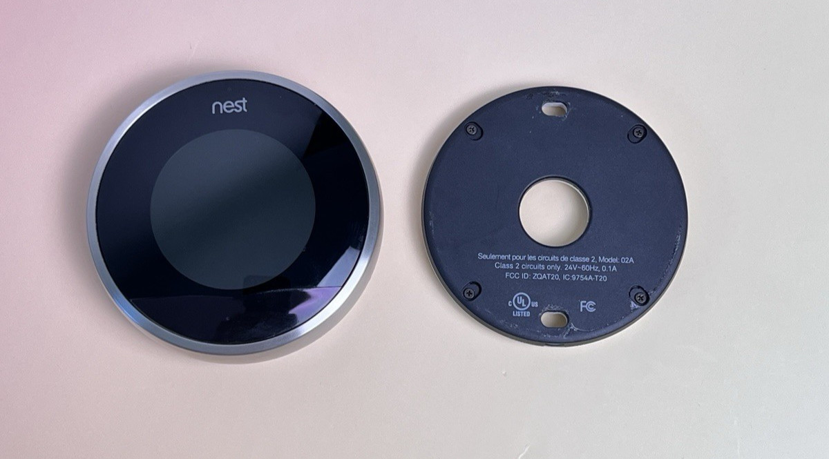 Nest 2nd Generation Learning Thermostat Stainless Steel Smart WiFi UNTESTED
