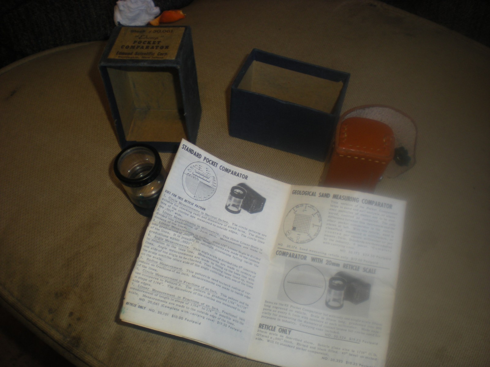 pocket compariator edmund sientific #30,016