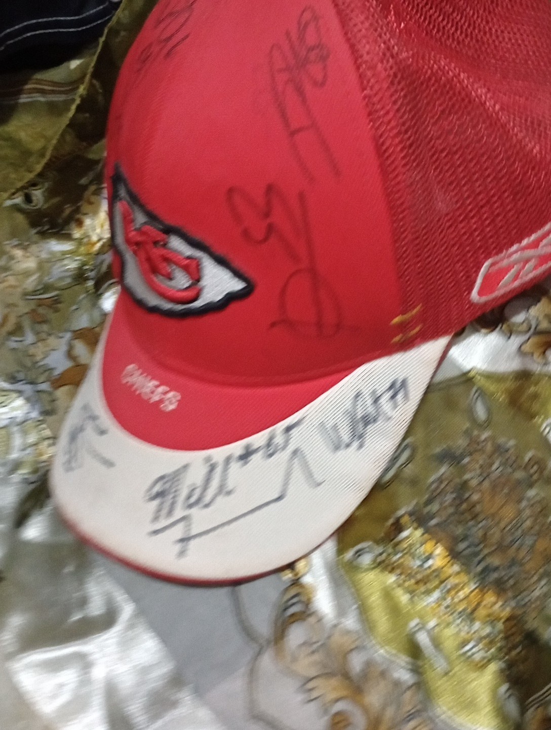 Autographed Chiefs Baseball Cap