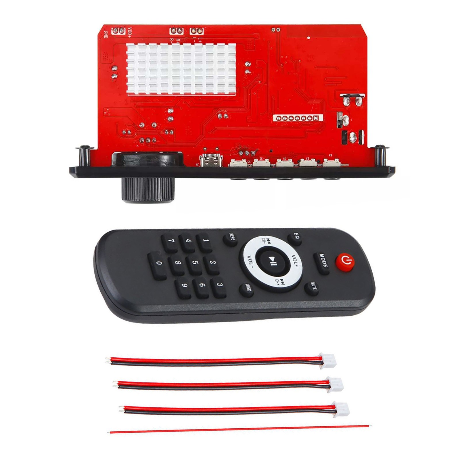 1set Audio Decoder 160W Amplifier Bluetooth 5.0 Recording/Microphone Support