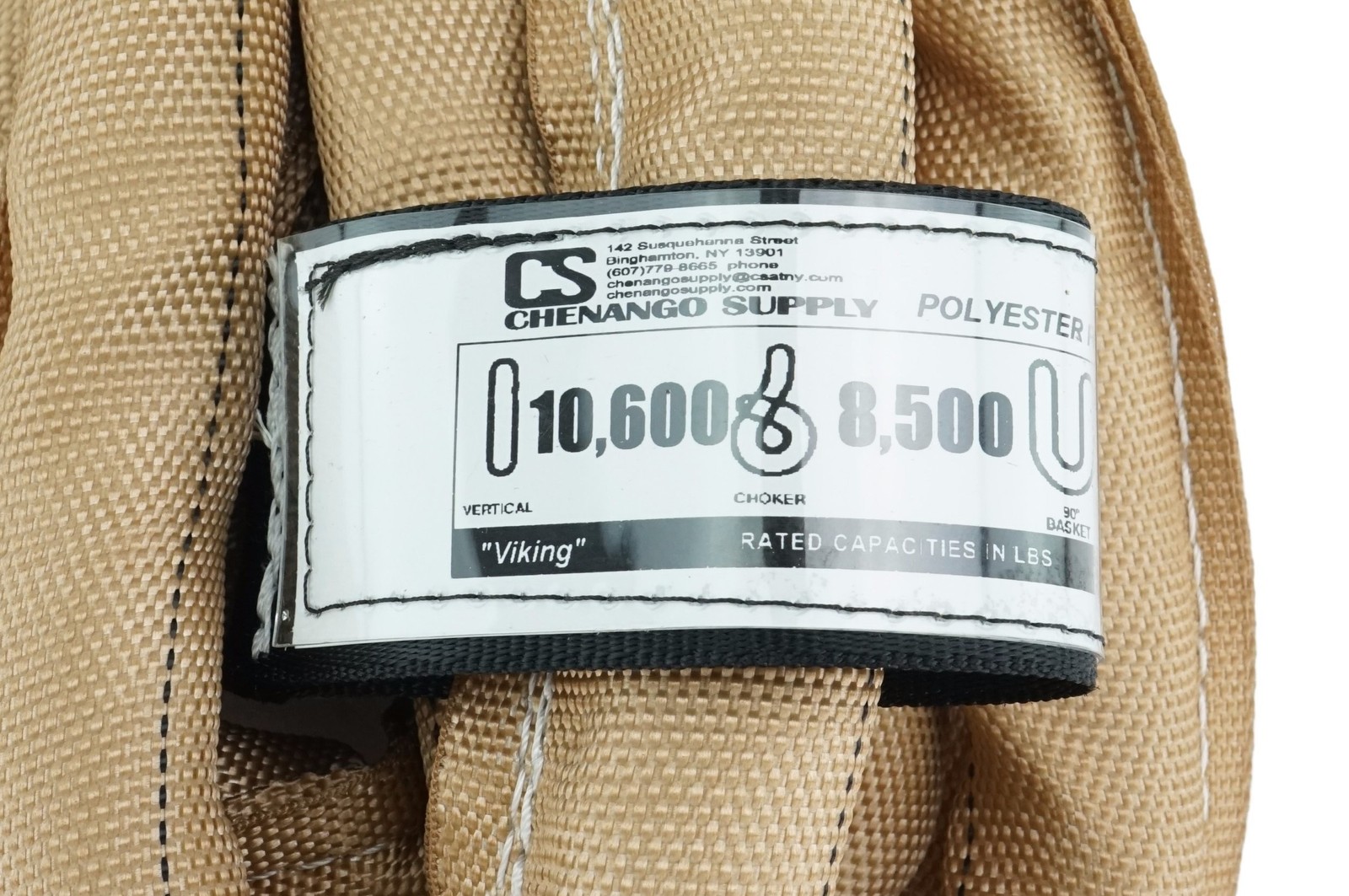 Chenango Supply VR4 8 Foot Endless Round Lifting Sling – USA Made Polyeste