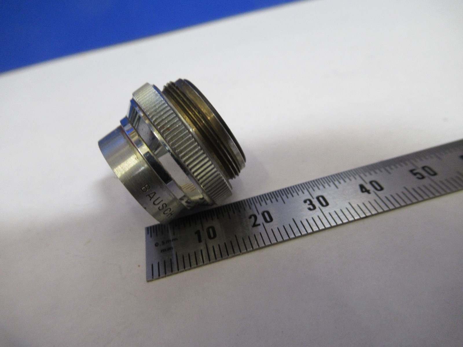 OBJECTIVE 48mm BAUSCH LOMB LENS OPTICS MICROSCOPE PART AS PICTURED U1-A-05