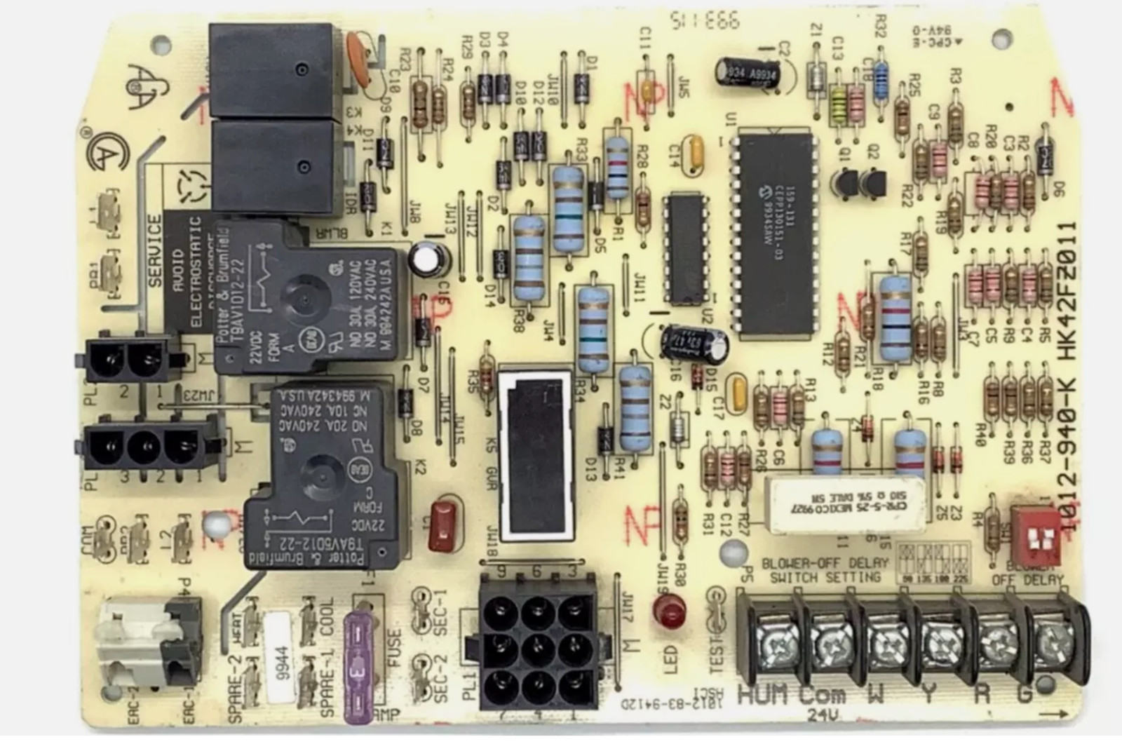 1012-904-K GUARANTEED WORKING TESTED GOOD Furnace control board