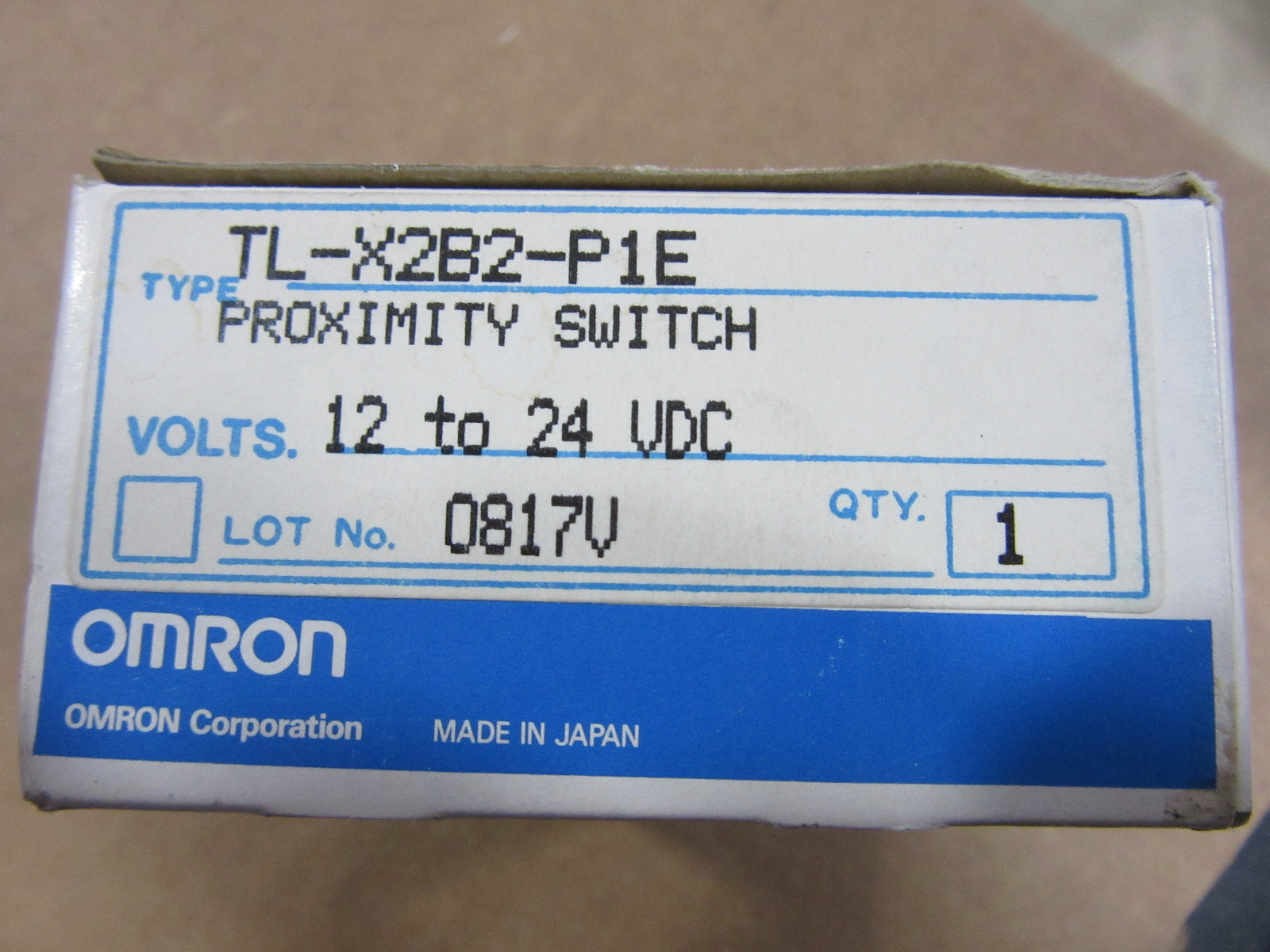 Omron TL-X2B2-P1E Proximity Sensor 12-24VDC NEW!!! in Box Free Shipping