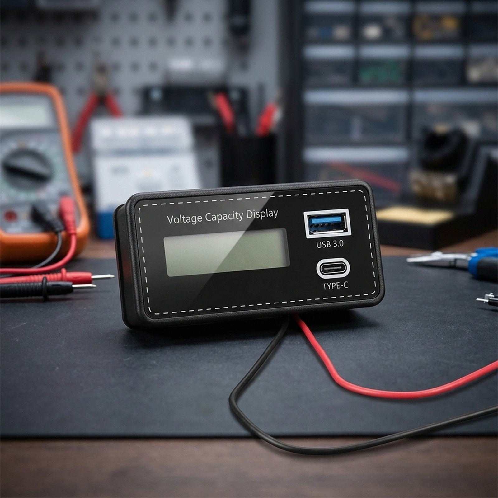 Battery Indicator Voltmeter 8 to 30V with and for Electronic DIY