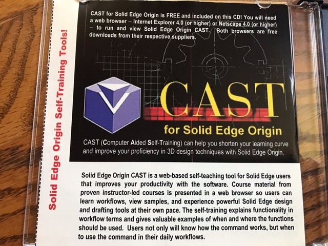 Unigraphics Solutions Solid Edge Origin 2D/3D CAD Modeling Software w/ Key