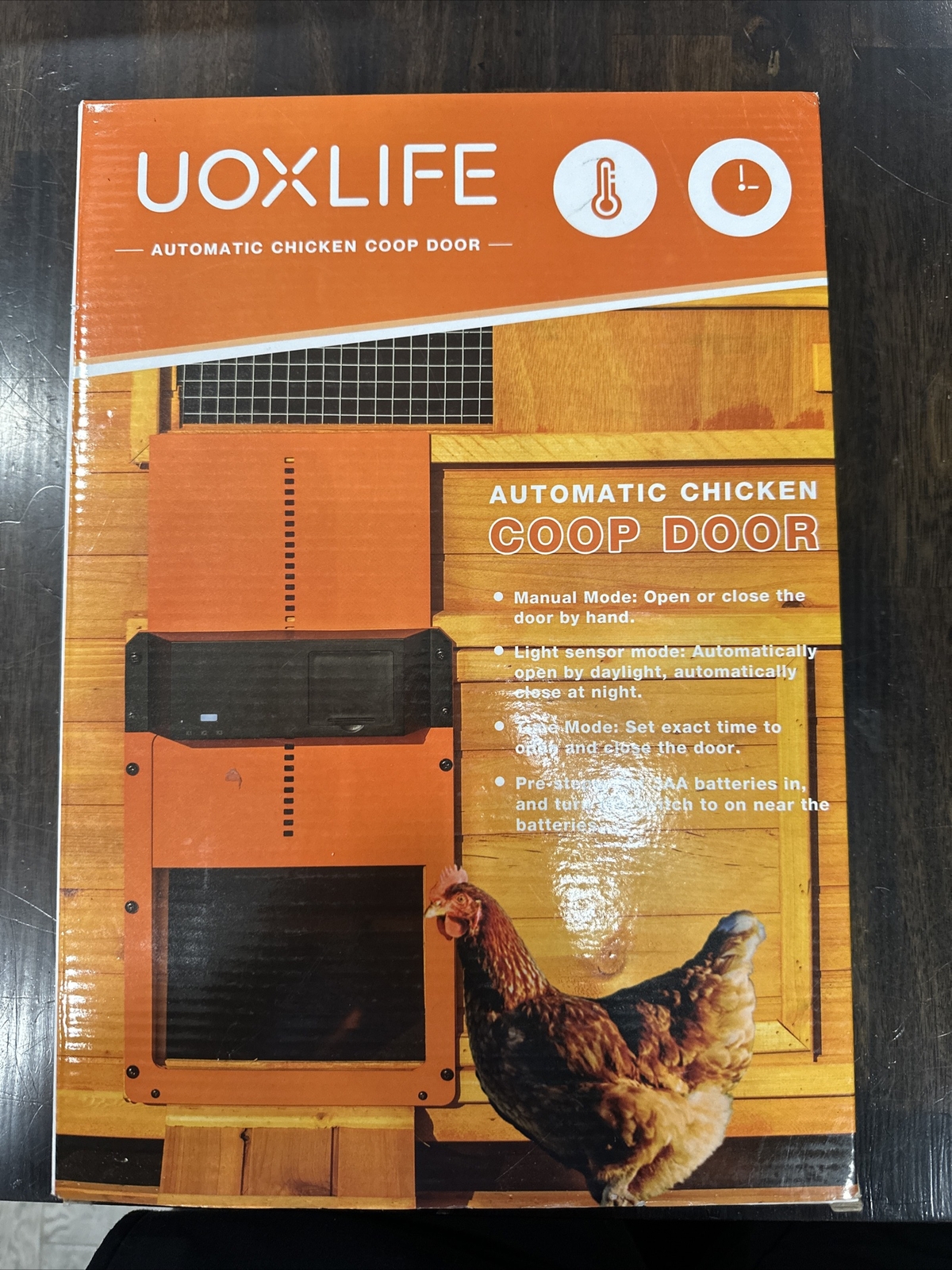 Powered Automatic Chicken Coop Door - New in Open Box