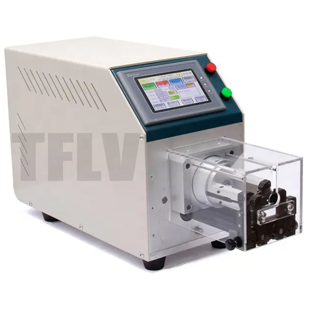 EW-06F coax cable stripping machine semi-automatic coaxial wire stripper machine