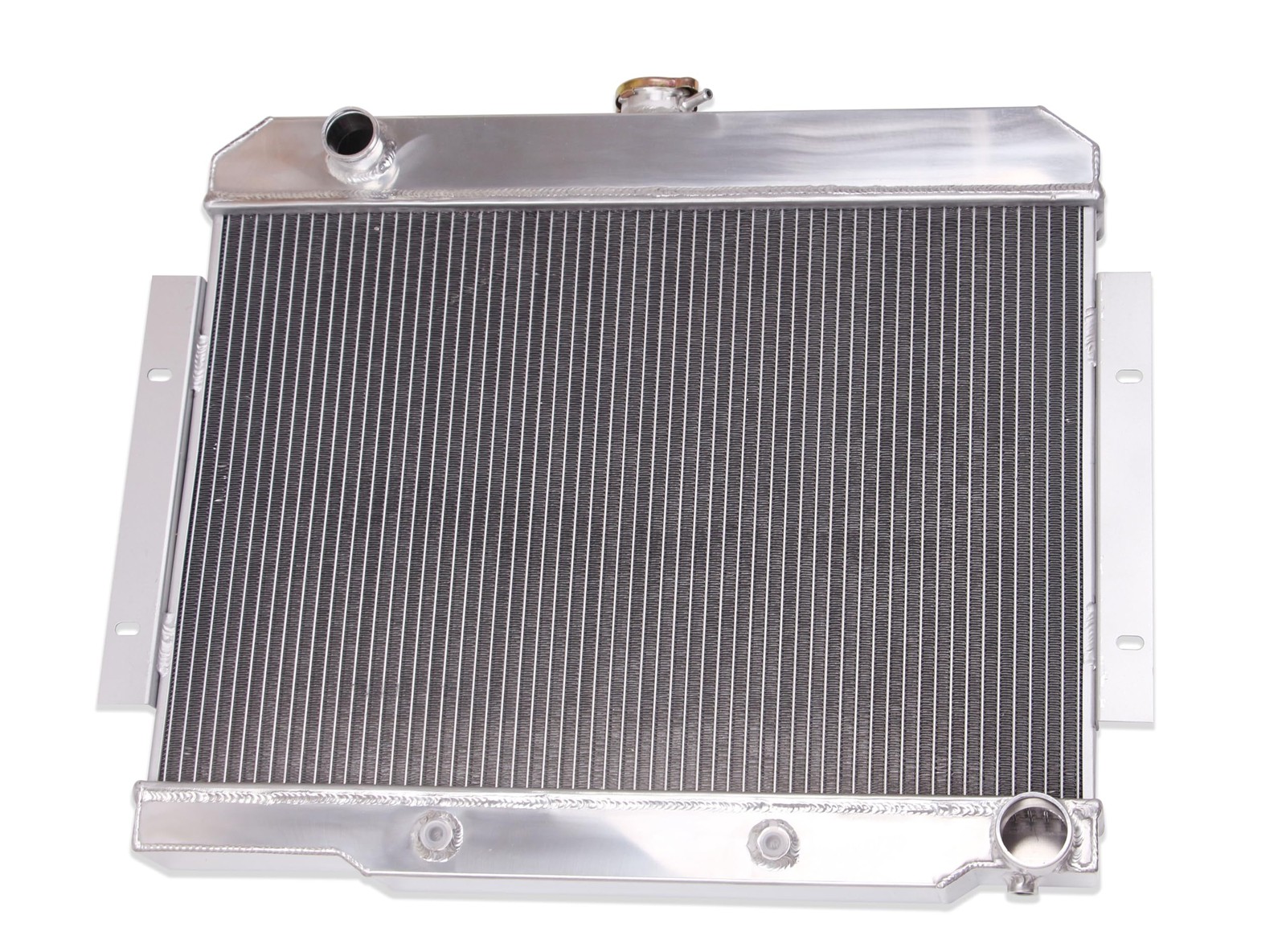 4 Row Aluminum Radiator for 1972-1986 Jeep CJ5 CJ6 CJ7 Chevy 350 Swap