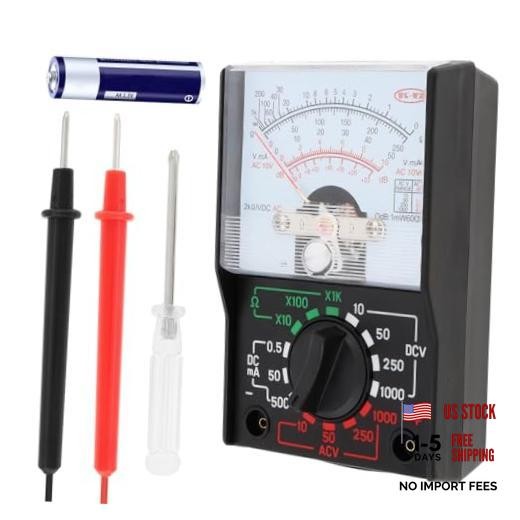 Mini Analog Multimeter Electric AC/DC Current OHM Decibels Voltage Voltmeter