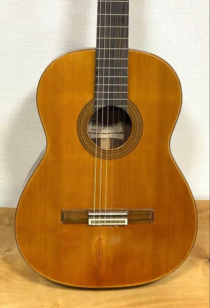 Tadanao Kitaori KG5 Classical Guitar With Crack Repair 100cm Length, Used