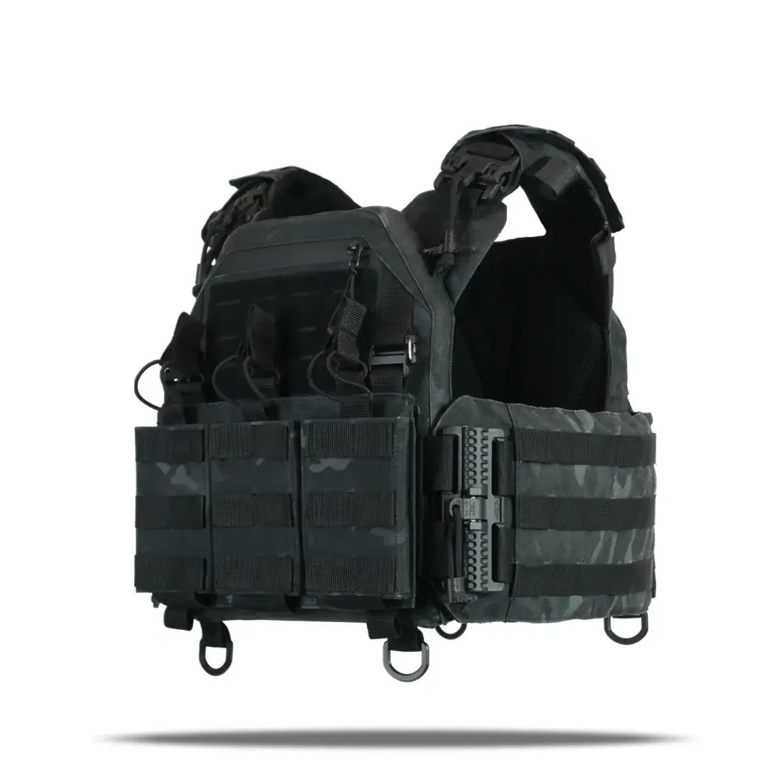 Kiborg GU Gen.2 plate carrier + removable panel for three magazines Black Mu🇺🇦