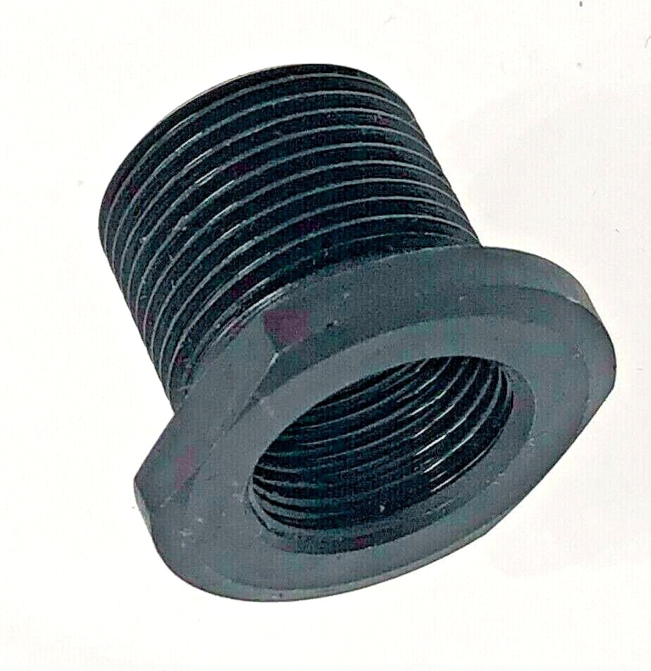 Steel Muzzle Brake Adapter Converts 1/2x28 TPI Muzzle Thread to 5/8x24 TPI