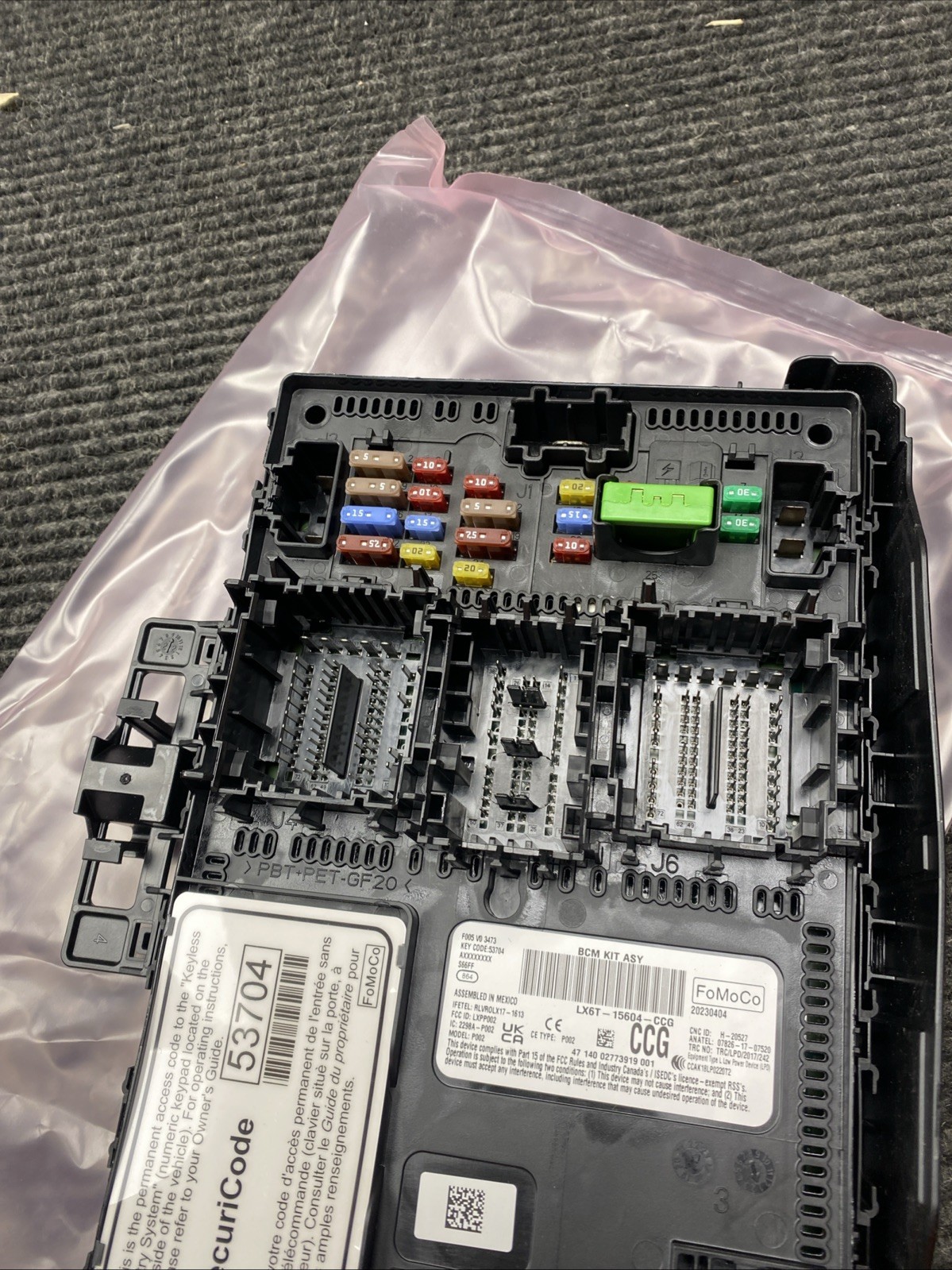 Genuine Ford Control Module LX6Z-15604-W