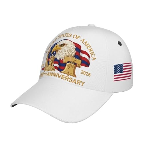Patriotic American Flag Baseball Cap - Embroidered USA Trucker Hat for Men Women