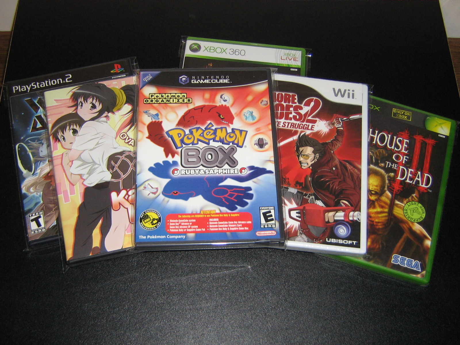 300 PS2 Xbox Gamecube Wii DVD Protective Sleeves New Protectors Sealed Anime