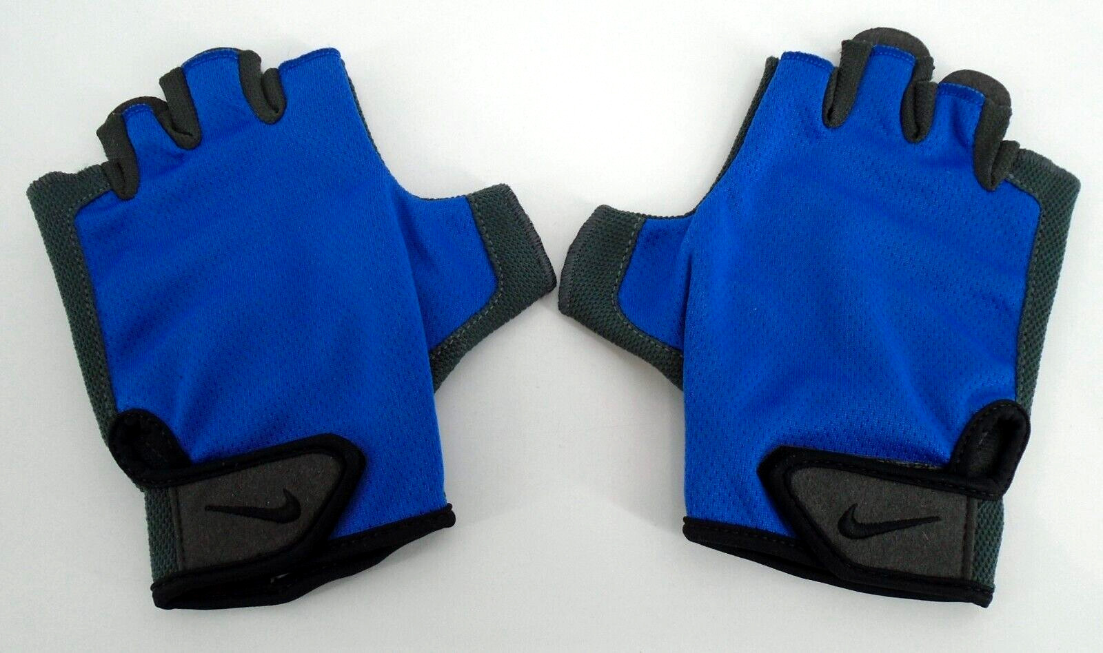 Nike Essential Fitness Gloves Men's Large Gym Training Game Royal/Anthracite/Blk