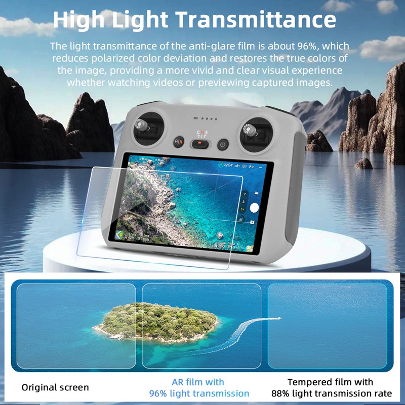 Screen Remote Control Tempered Film For DJI MINI 4 PRO Mavic 3 RC/RC2