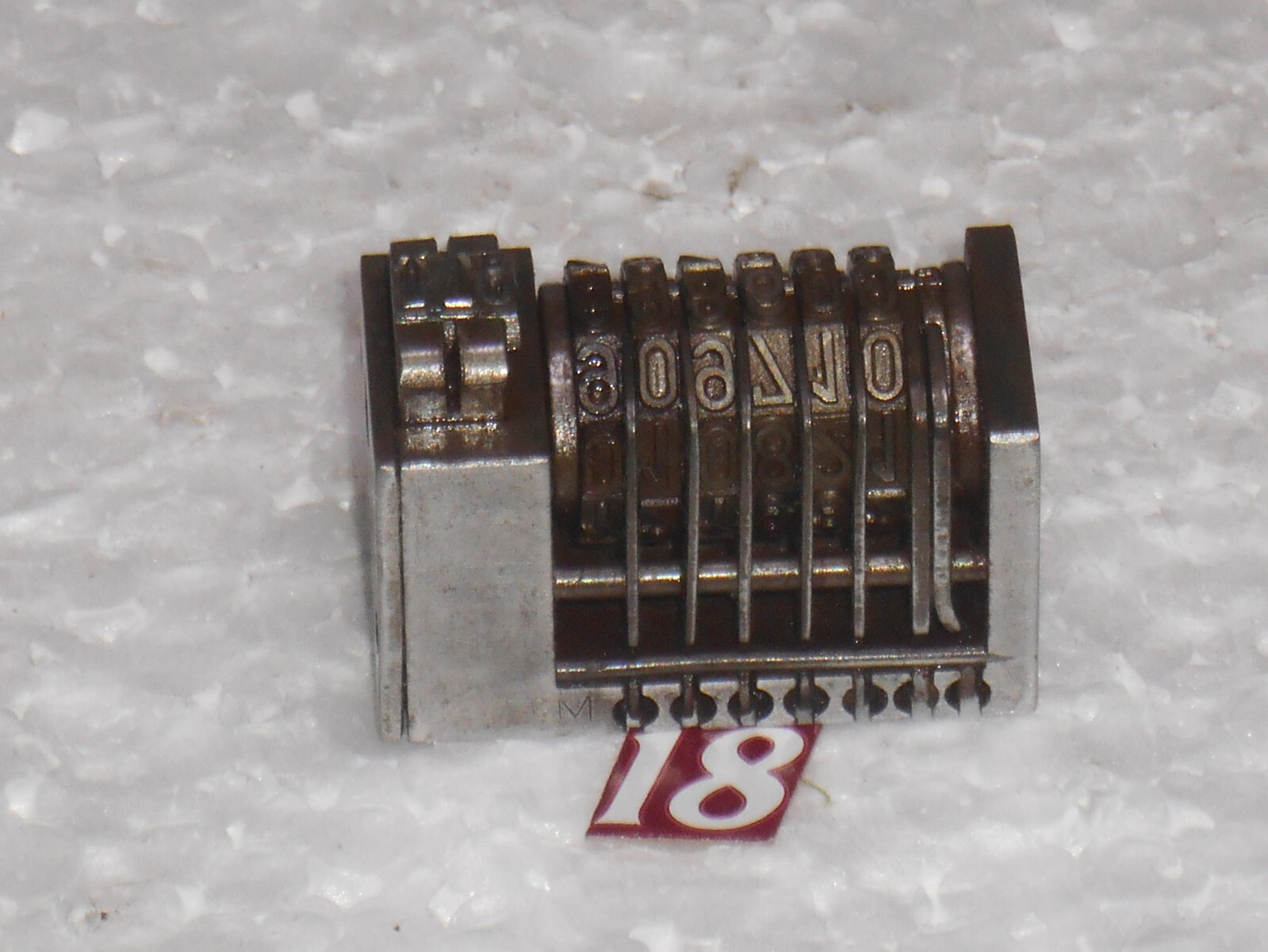 Reverse letterpress numbering machine | 18