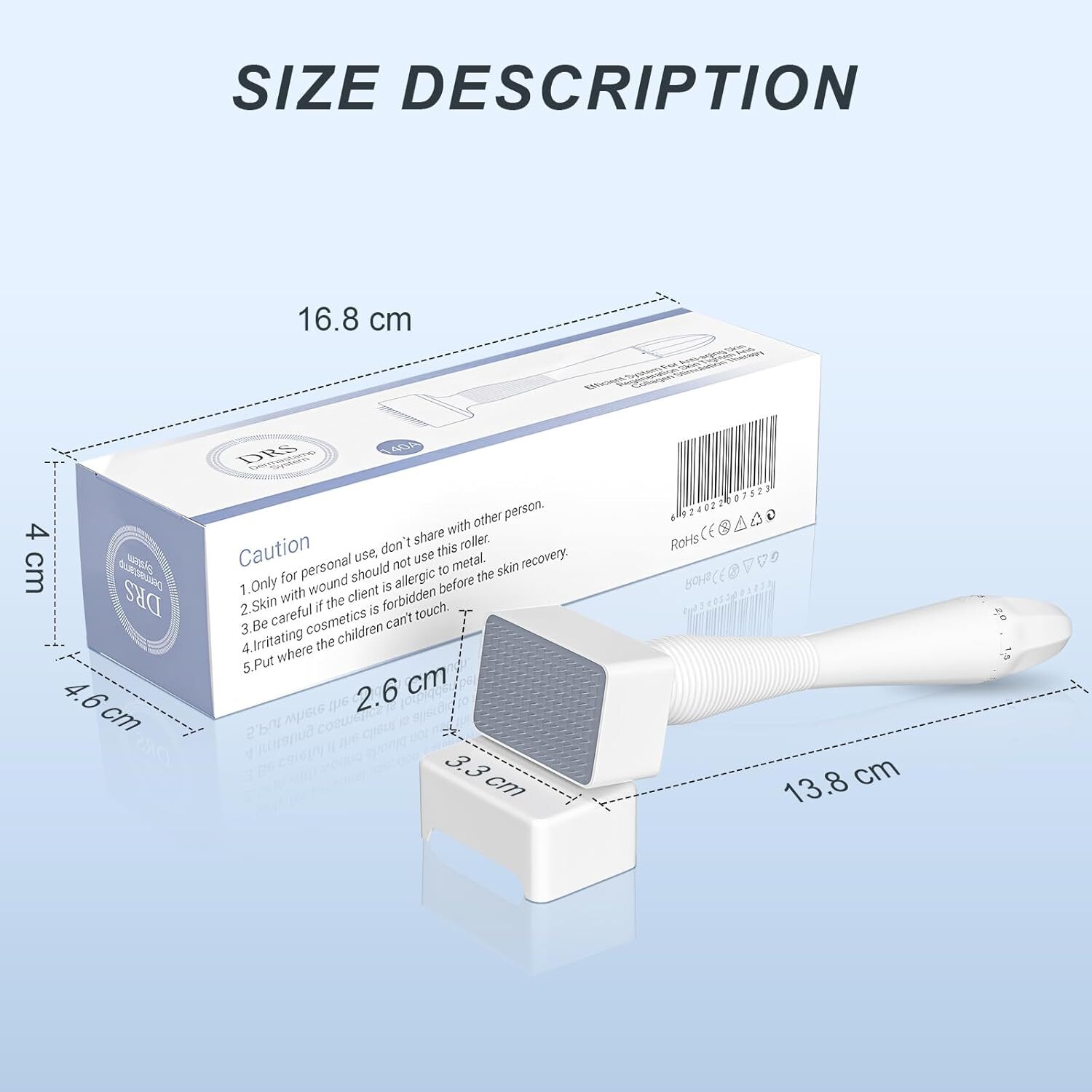Microneedle Derma Stamp - Microneedling Micro Needling for Face Body