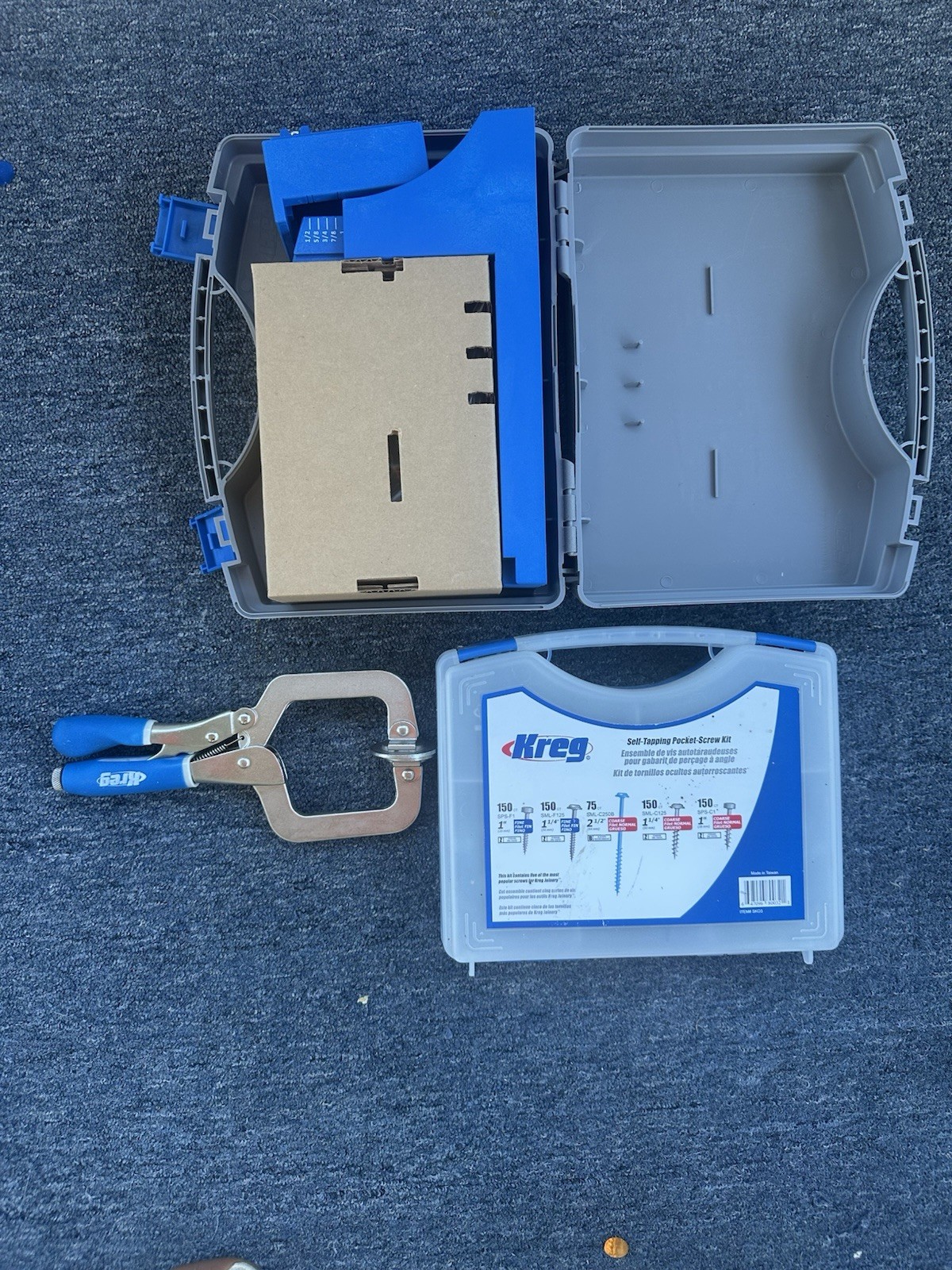 Kreg Pocket Hole Jig System With Clamp And Hardware Kit