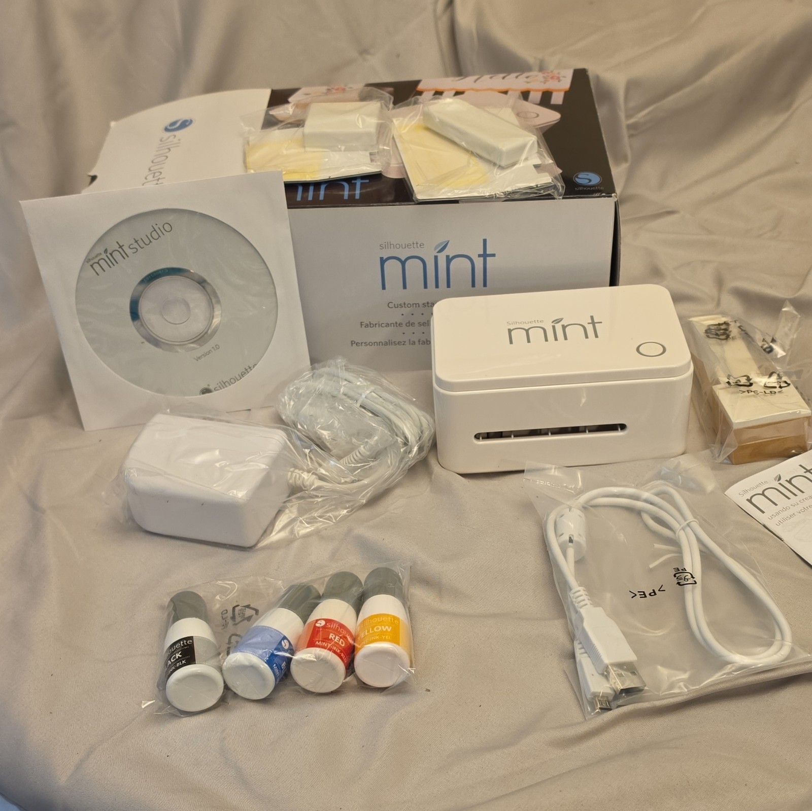Silhouette Mint Custom Stamp Maker Machine Kit with Accessories