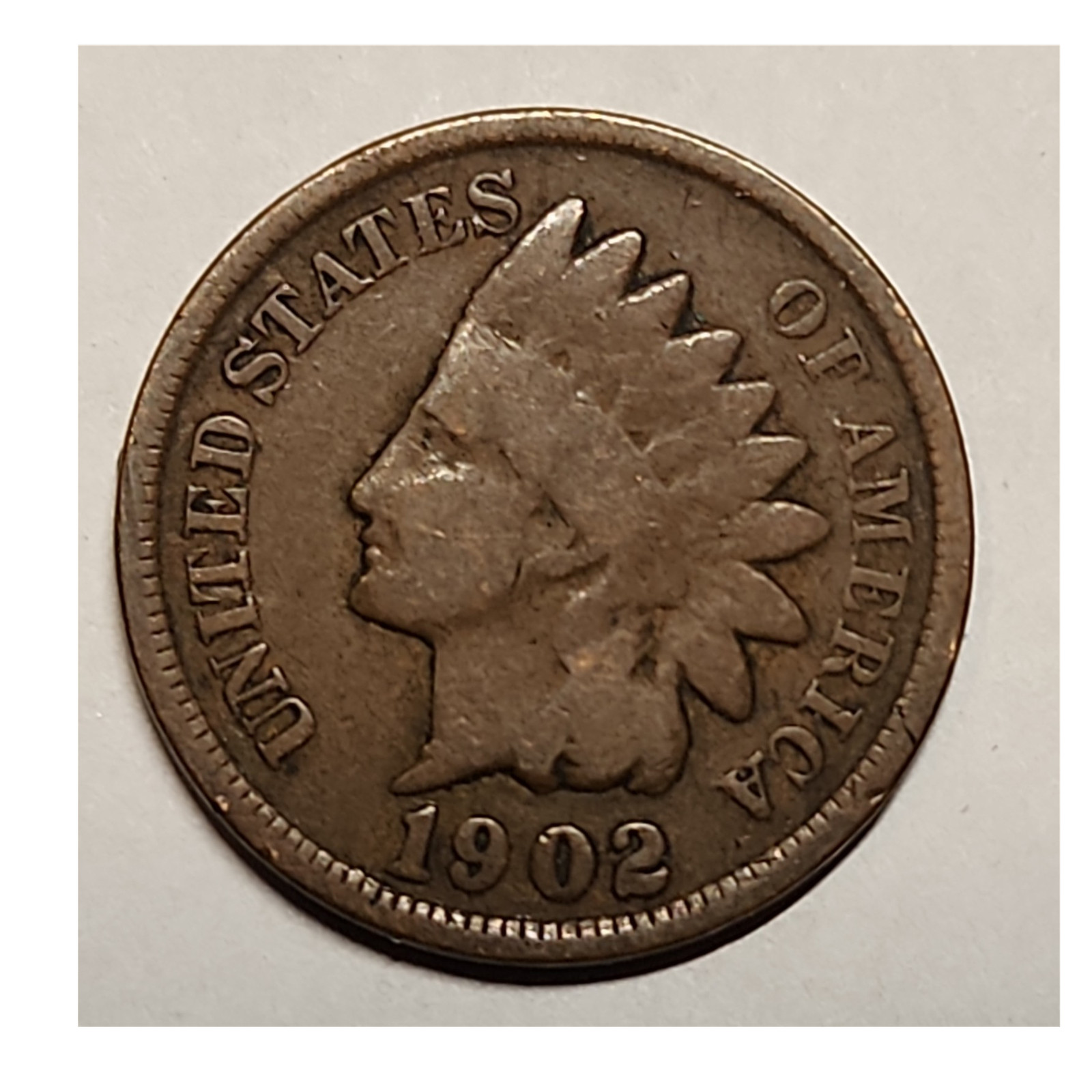 1902 Indian Head 1C~Very Good~FAST FREE SHIPPING #1