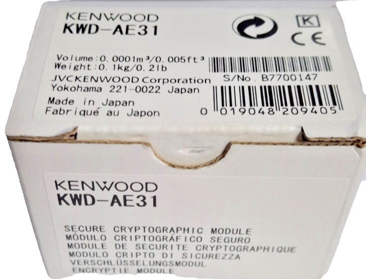 NEW Genuine Kenwood KWD-AE31/AE31K  AES/DES Encryption Module