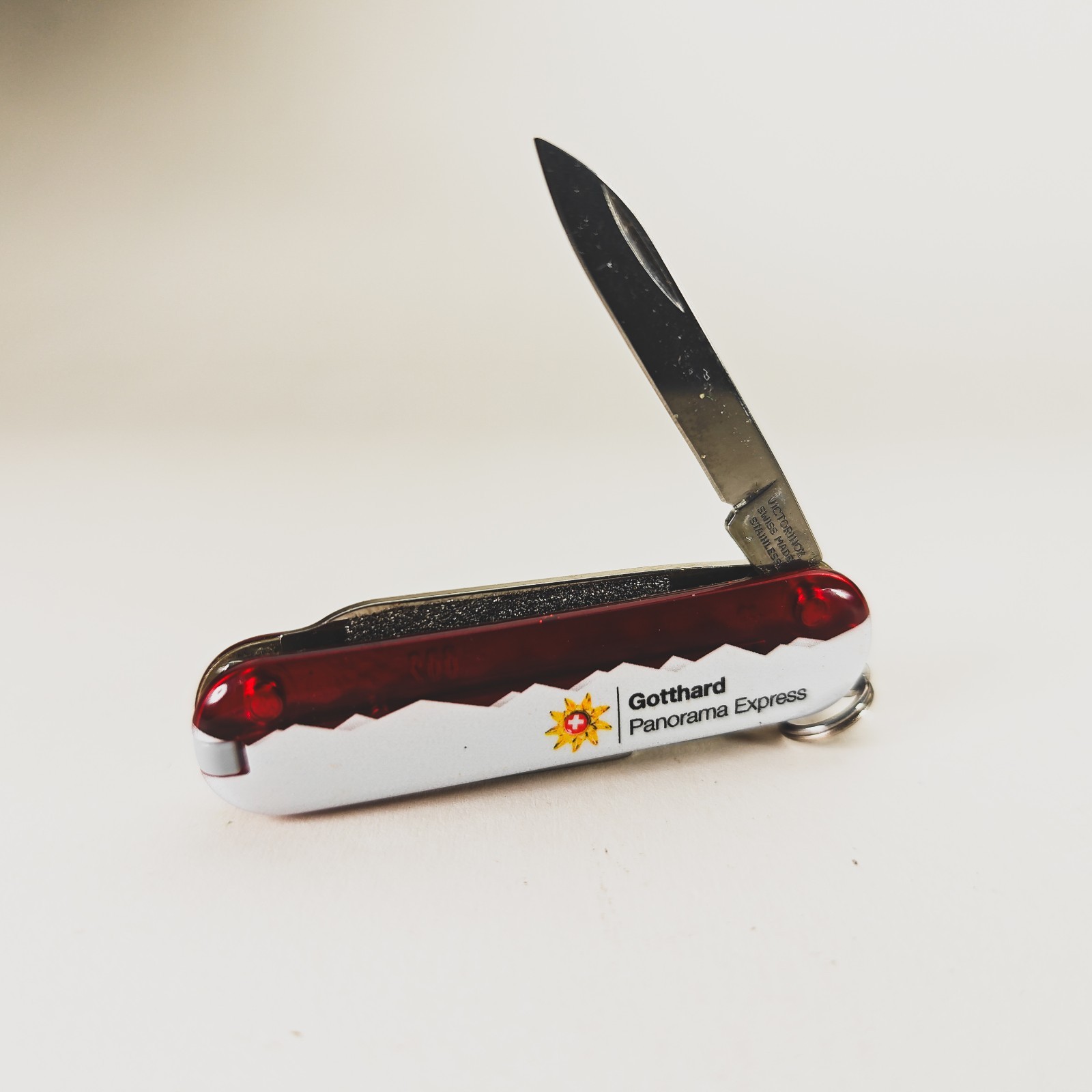 Victorinox Swiss Army Knife 58mm Classic SD Trans Red GOTHARD PANORAMA EXPRESS