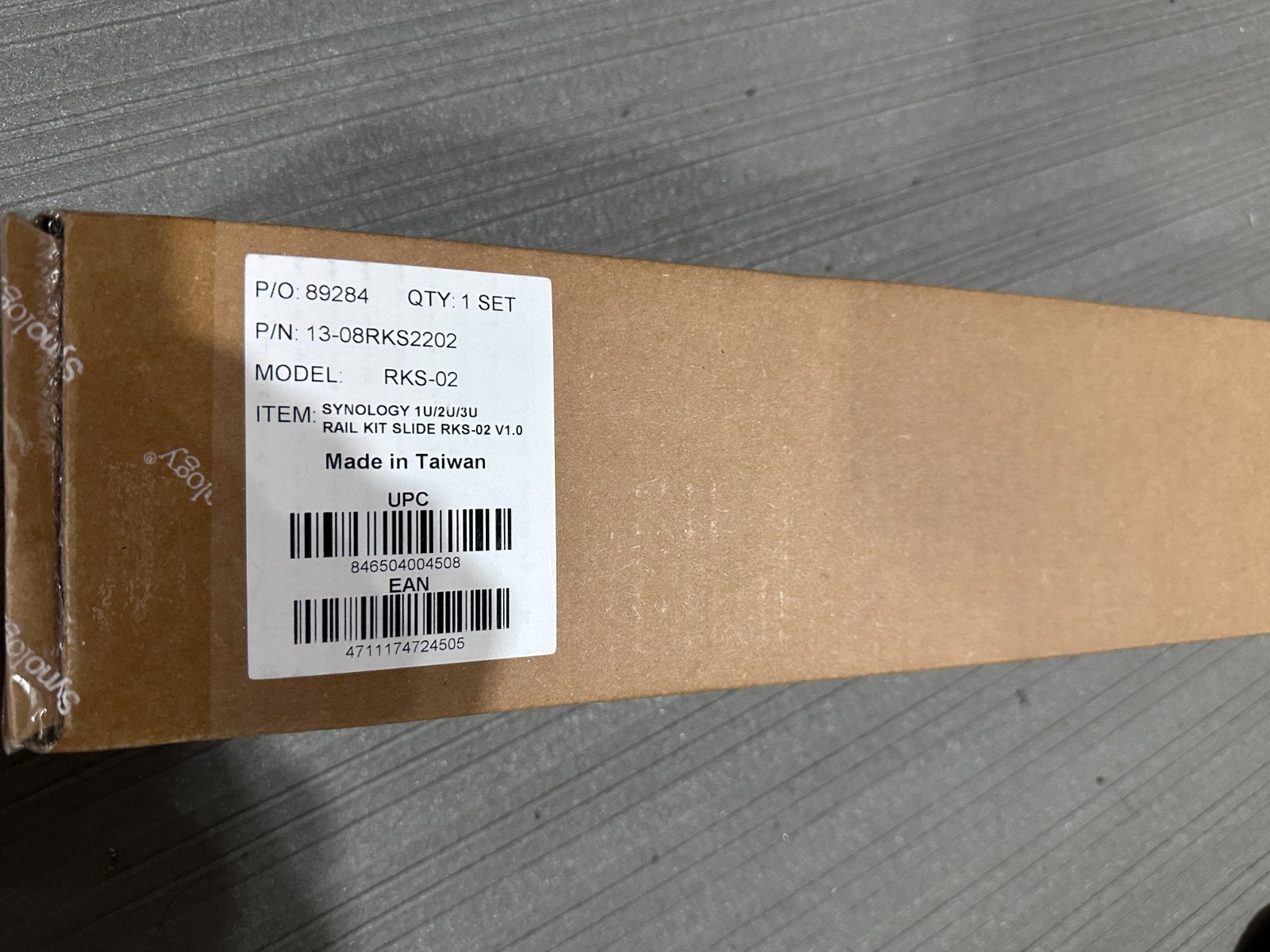 Synology Rail Kit Sliding
