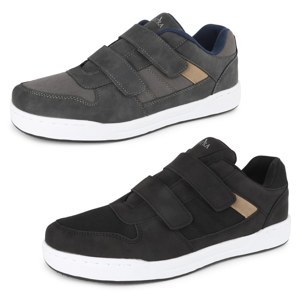 Tiestra Mens Wide Width Walking Sneakers Lightweight Casual Shoe for Diabetic