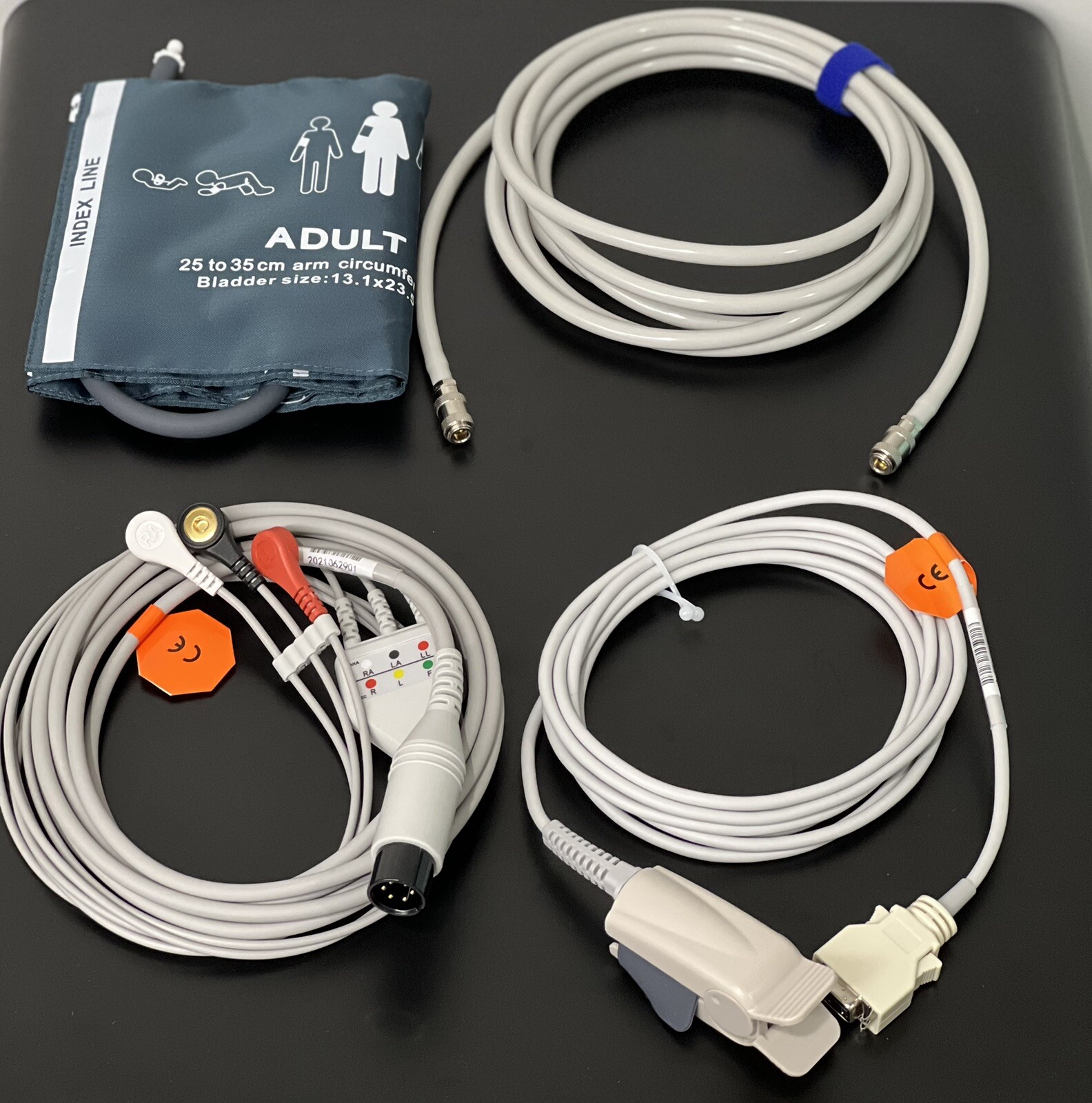 Datascope Spectrum Bundle - Cuff, Hose, SpO2 Nellcor, ECG - Same Day Shipping