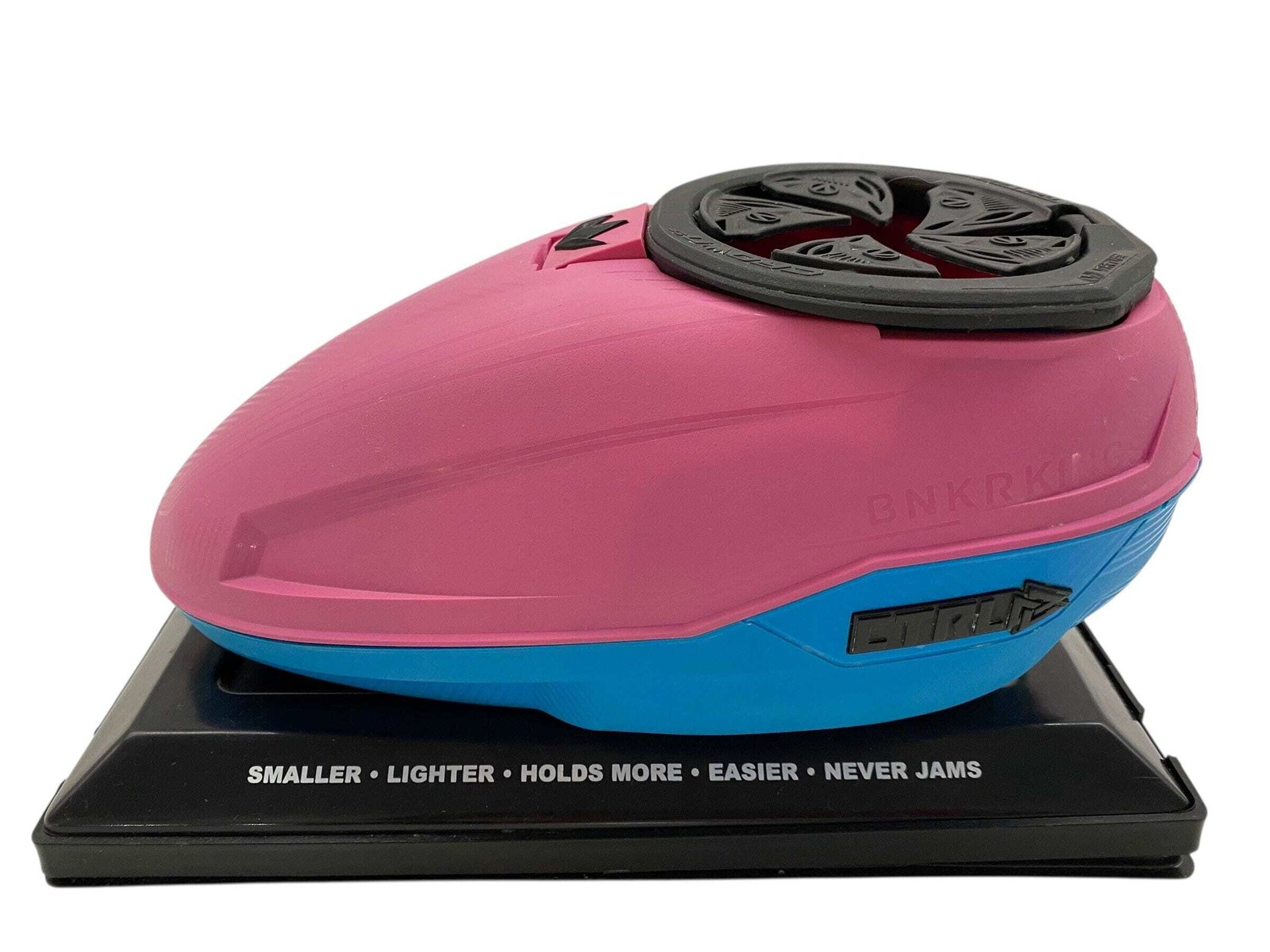 BunkerKings CTRL Paintball Hopper Loader Pink/Blue
