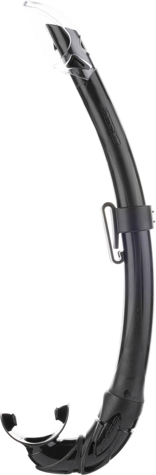 CRESSI Adult Short Snorkel with Splash Guard for Snorkeling, Scuba Diving –