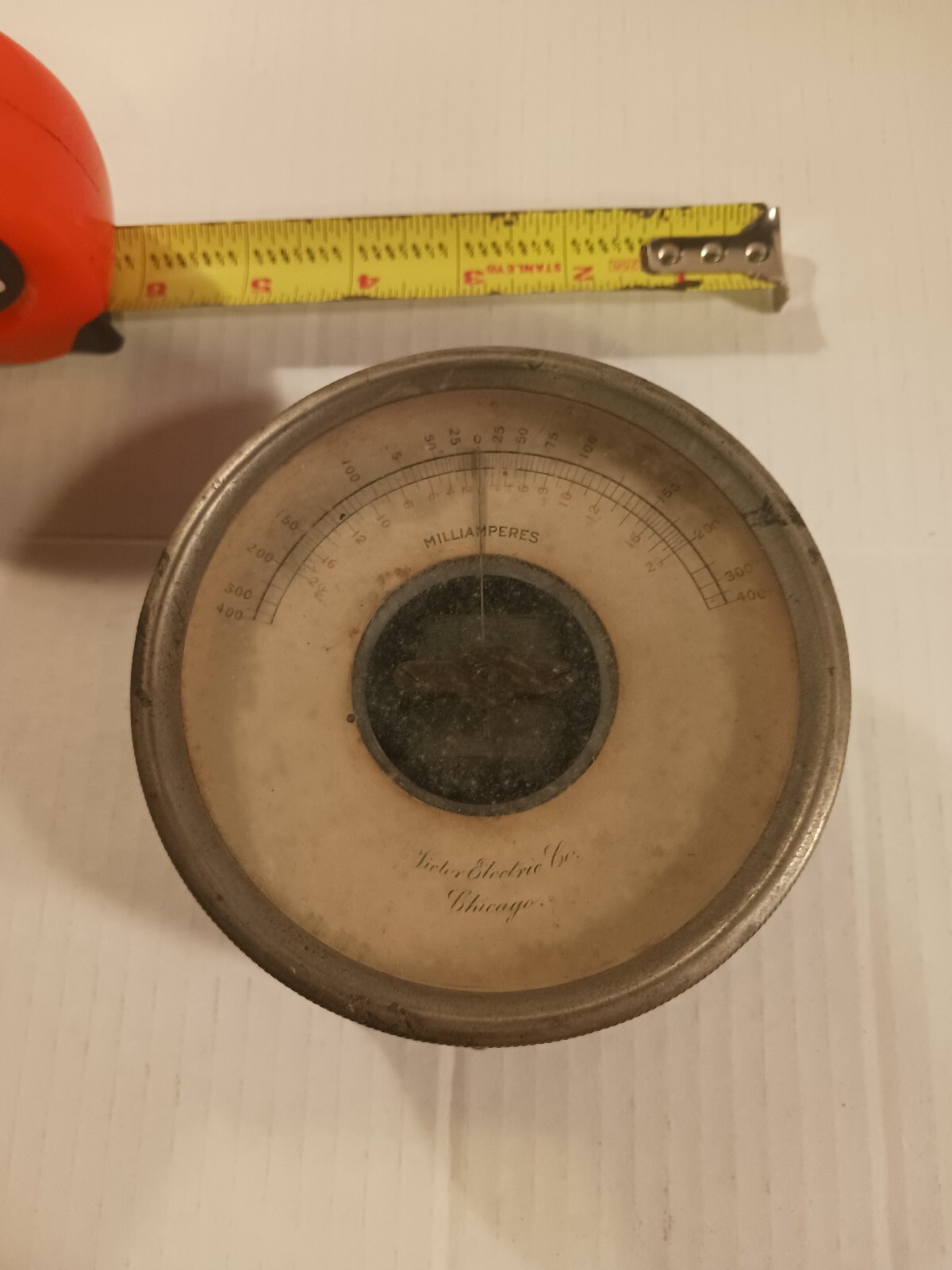 Victor Electrical  Co Chicago Il. Milliampere Gauge