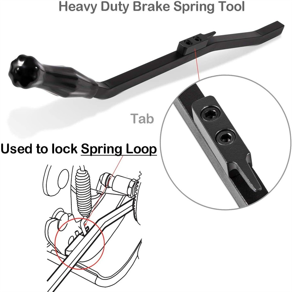 5081 S-Cam Air Brake Spring Snap Shoes Installer Tool fits Semi-Truck Heavy Duty