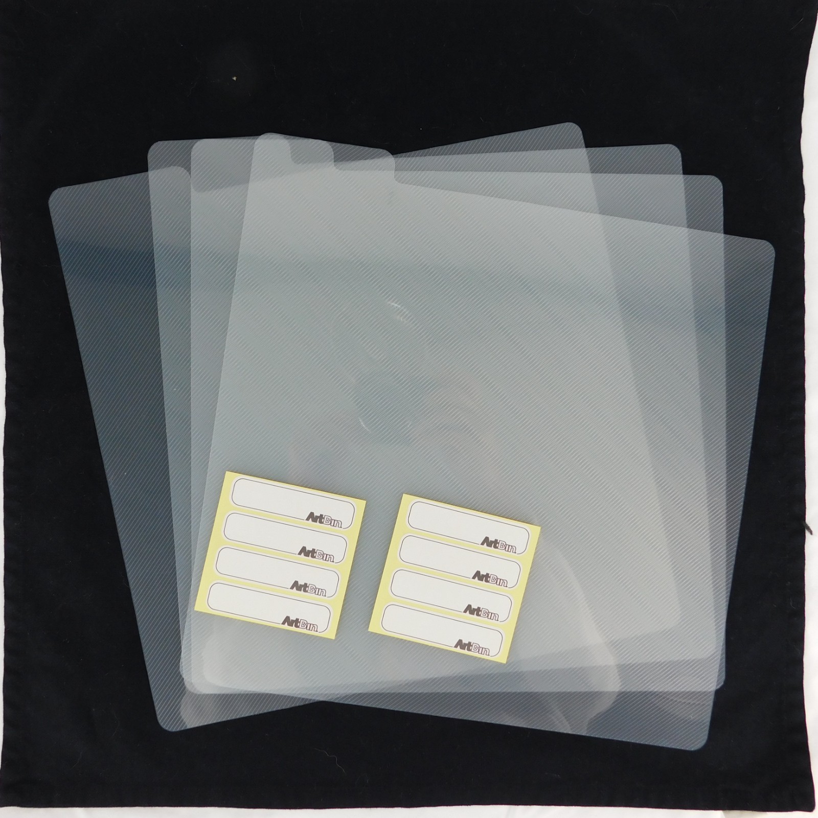 ArtBin Plastic Storage Tabbing Dividers 12" x 12.75" Scrapbook Die Stamp Organiz