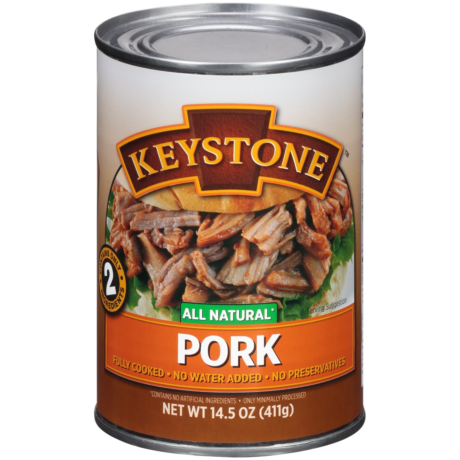 6 Canned Pork, Keystone Meat 🇺🇸USA Made, 14.5 oz Exp 8/2029 Survival Food
