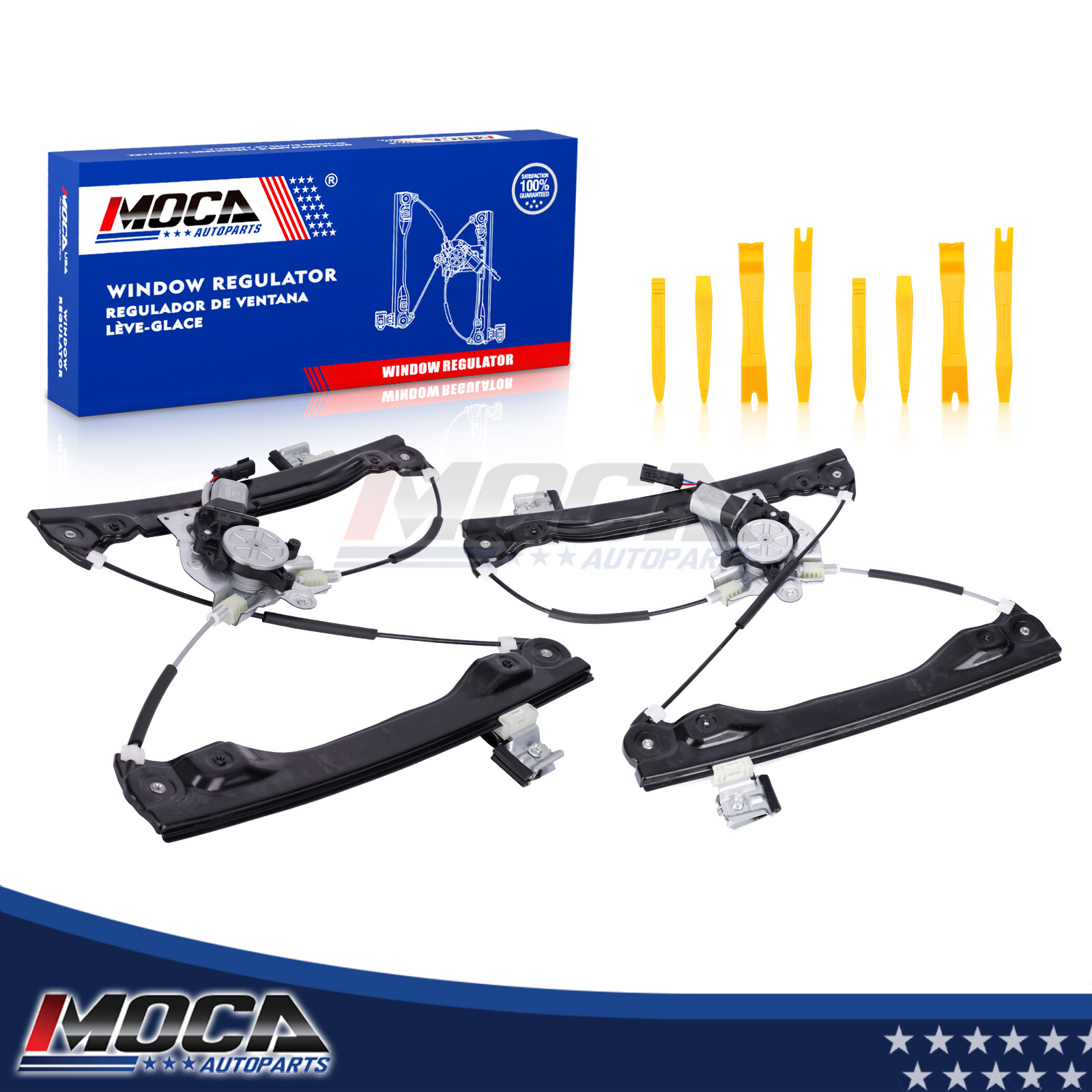 2x Front Left Right Window Regulator for Chevrolet Cruze wo/Express Up and Down