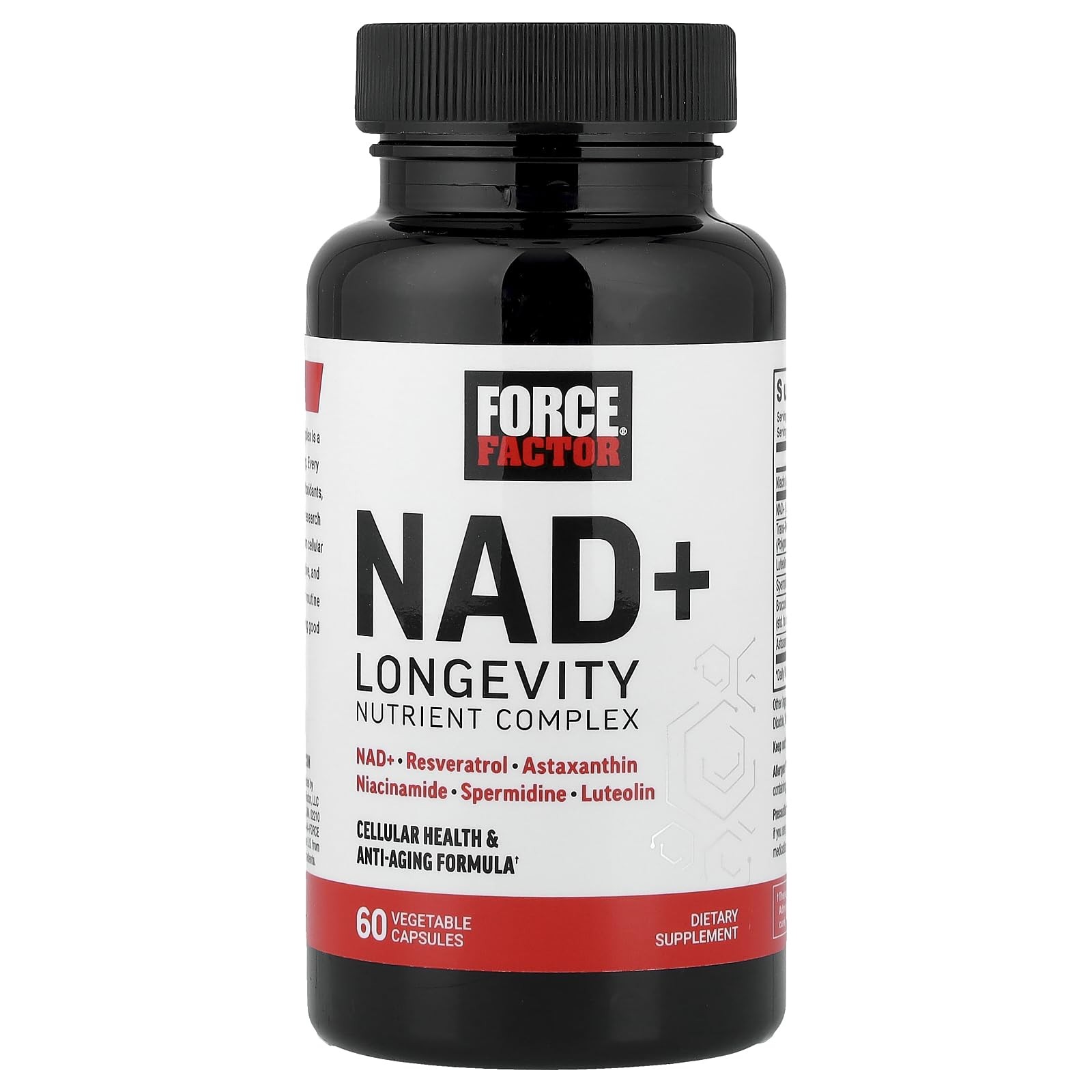 Boost Cellular Energy + Support Healthy Aging - NAD+ Complex 60 Capsules