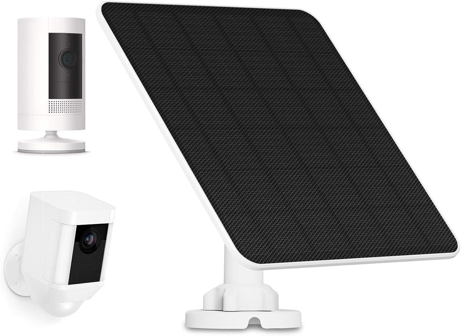 5W Solar Panel Charger for Ring Stick Up Cam Spotlight Cam IP65 Waterproof