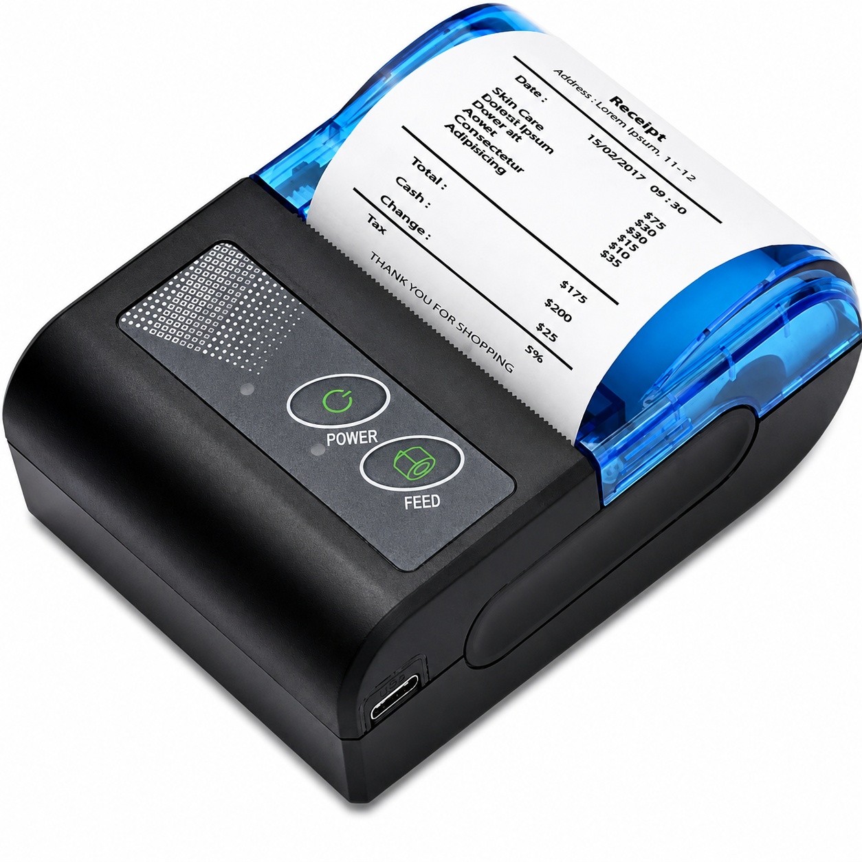 Mini Thermal Receipt Printer 58mm BT USB Receipt Bill Ticket Android Windows POS