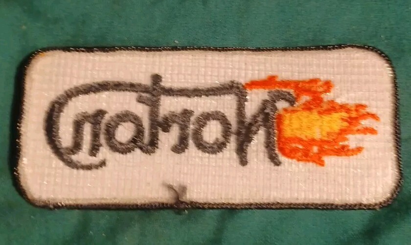 Vintage NORTON patch 70s-80s biker motorcycle- Iron On.
