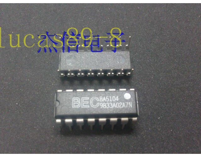2pcs BEC BA5104 16pin IC chip New #lk