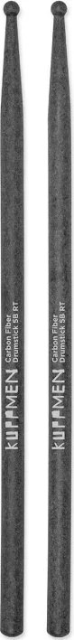 1 pair of Kuppmen carbon fiber drumsticks, 5B Round Tip