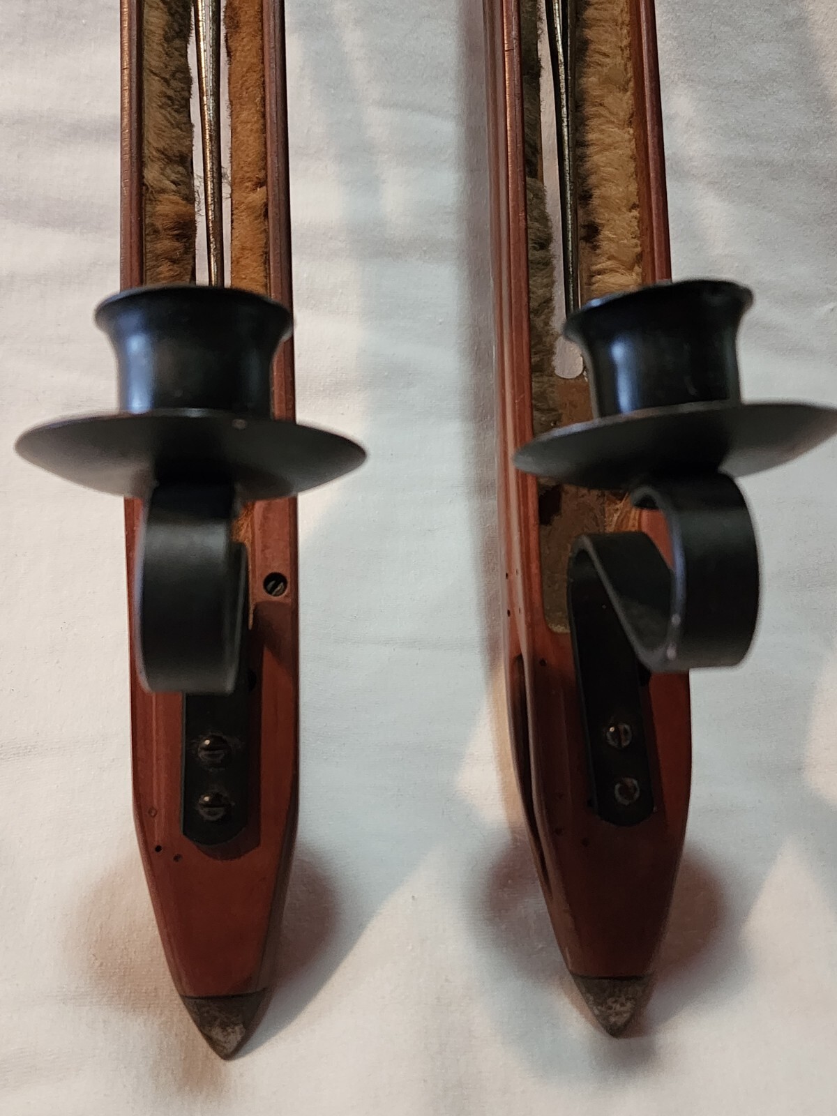 2Vintage/Antique Loom Shuttle Boats | Repurposed To Candle Holder. Can Be Undone