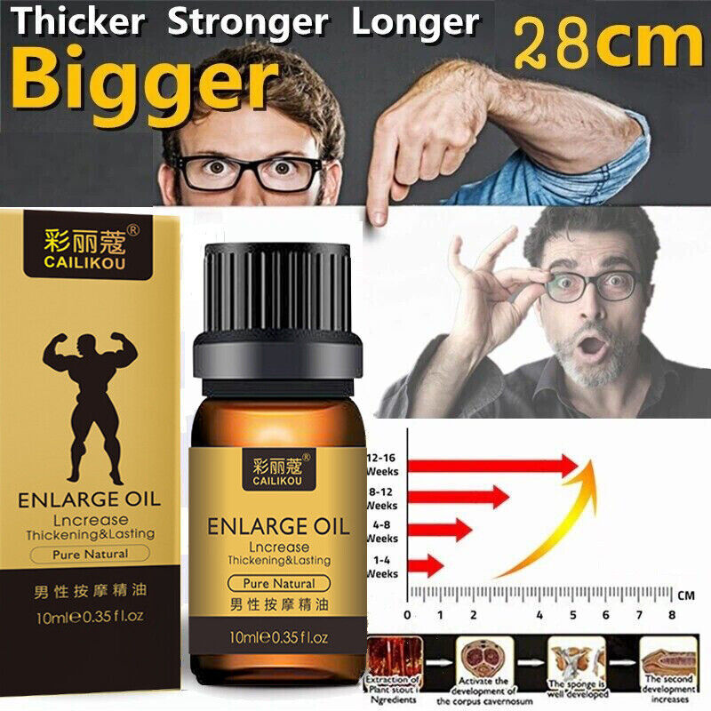 Male Enlarger Big Growth Oil Gain Enlargement Cream Enhancement XXXL-USA Fast