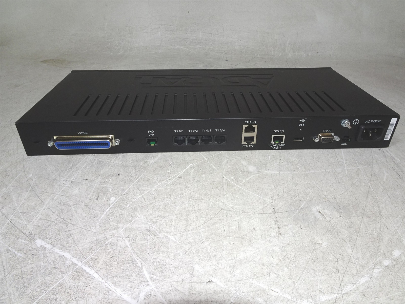 Adtran 4243908F2SBC Total Access 908e 3rd Gen Gateway No File System