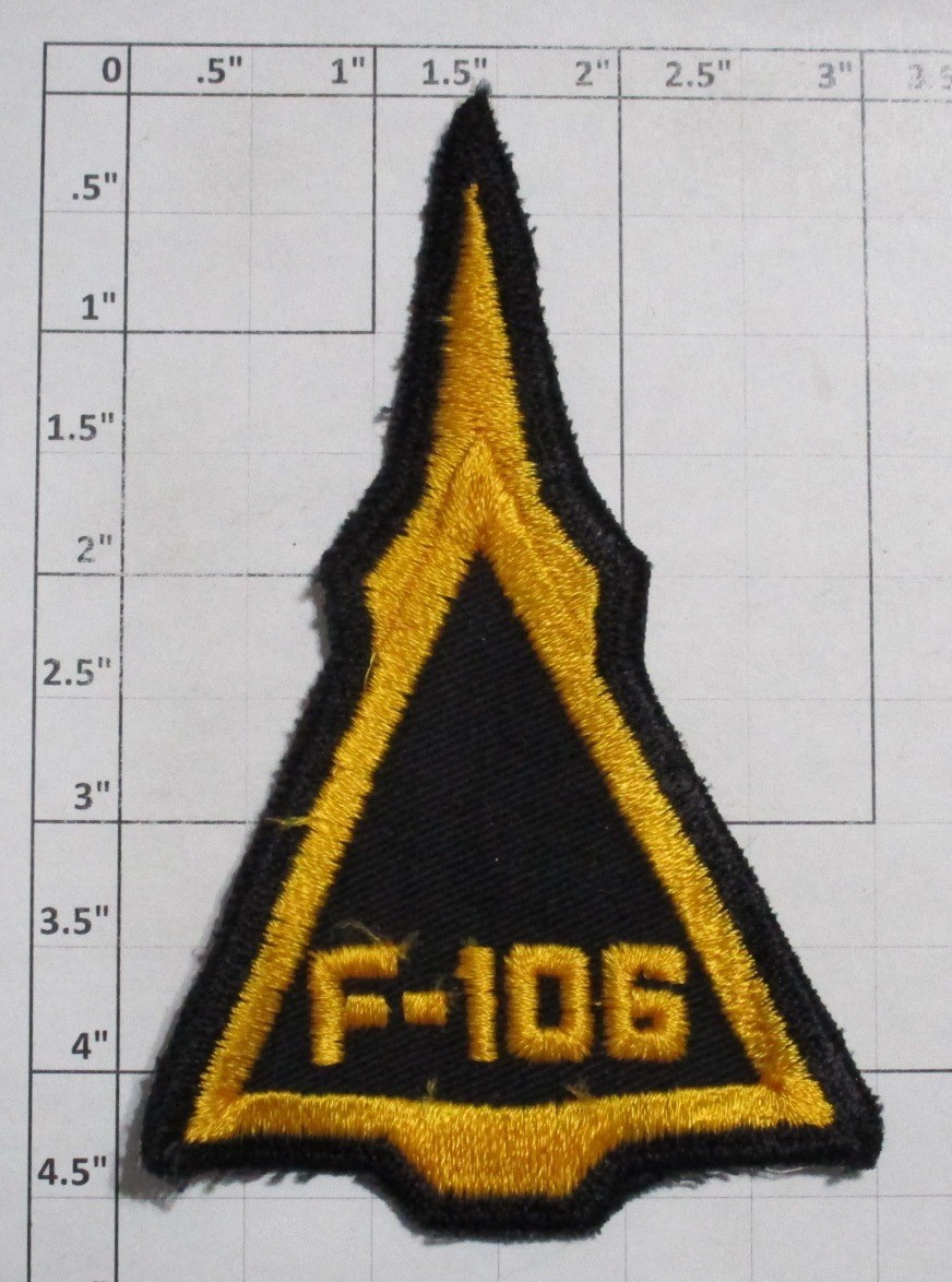 USAF MILITARY PATCH: #13405 2ND FIGHTER INTERCEPTOR F-106 F106