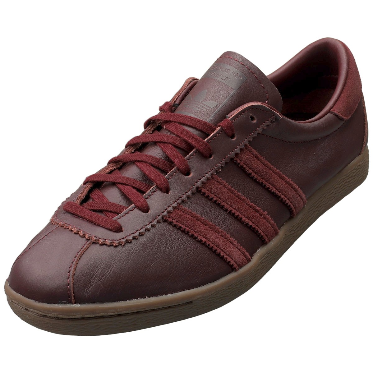 adidas Tobacco Mens Fashion Sneakers in Maroon